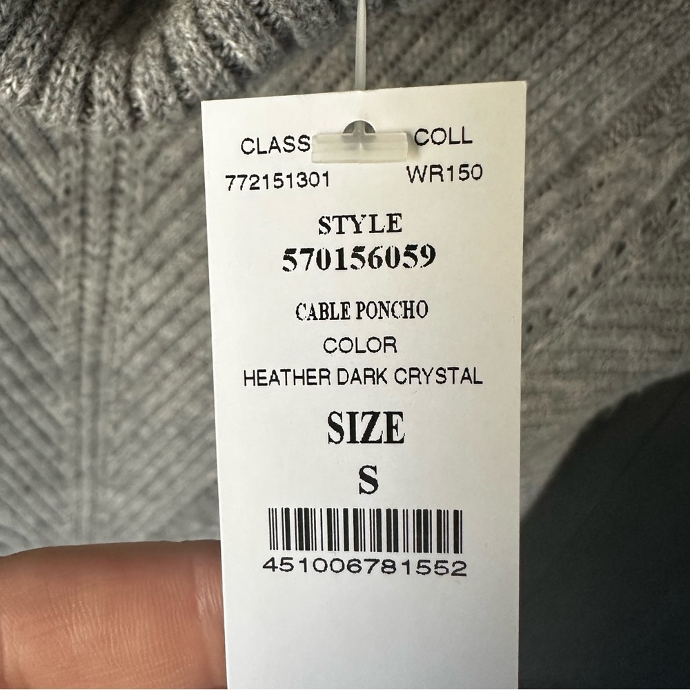 NEW White House Black Market Women’s S Cowl Neck Sleeveless‎ Sweater Light Grey - Picture 9 of 11